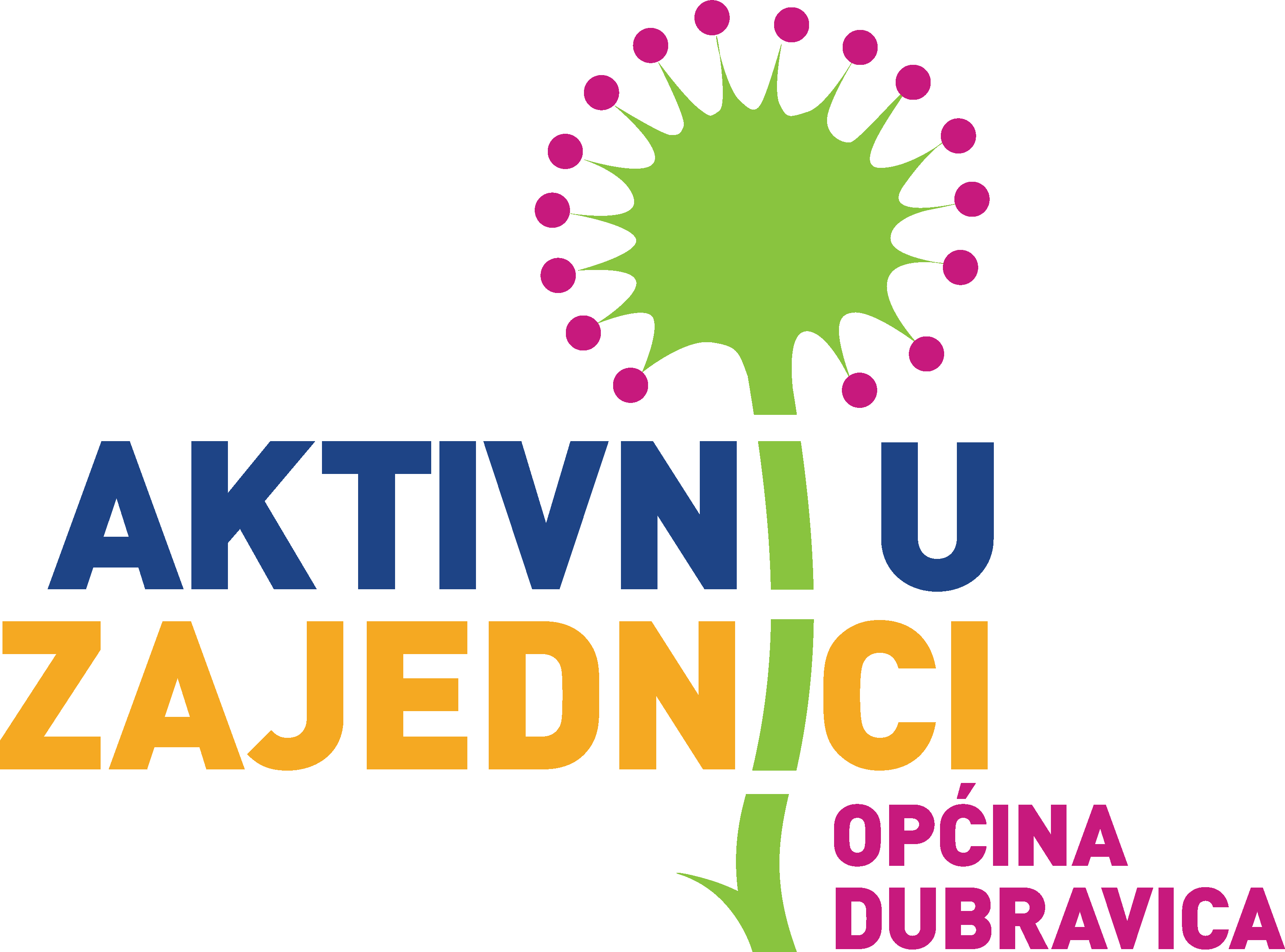AKTIVNI U ZAJEDNICI DUBRAVICA logo PNG